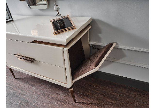 Светлая мебель для спальни Бугатти, NEW