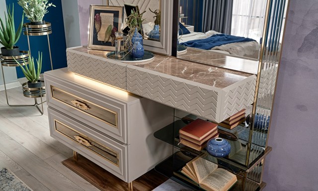 Бежевая спальня Эльза, ИДОЛ