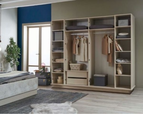 Бежевый шкаф с зеркалами Феликс, Идол