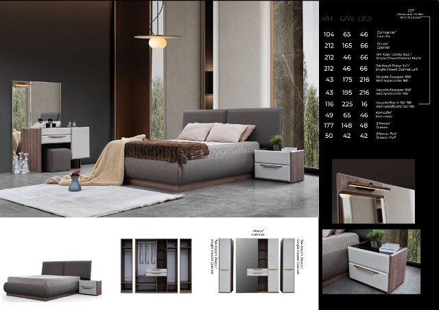 Спальня в стиле модерн Старк, Идол