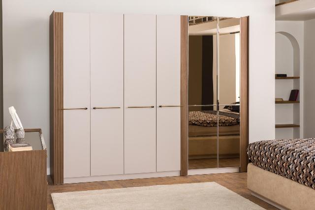 Бежевая мебель для спальни Аура, CEL