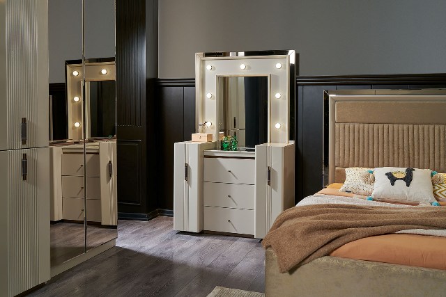 Бежевая мебель в подростковую Крем, Идол