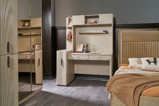 Бежевая мебель в подростковую Крем, Идол