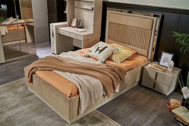 Бежевая мебель в подростковую Крем, Идол