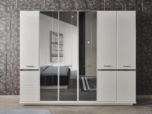 Белая спальня в стиле модерн Лена, ONS Белая спальня в стиле модерн Лена, ONS