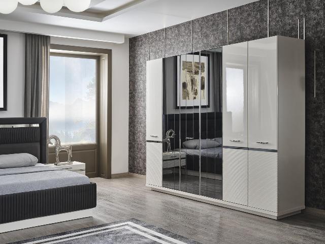 Белая спальня в стиле модерн Лена, ONS Белая спальня в стиле модерн Лена, ONS