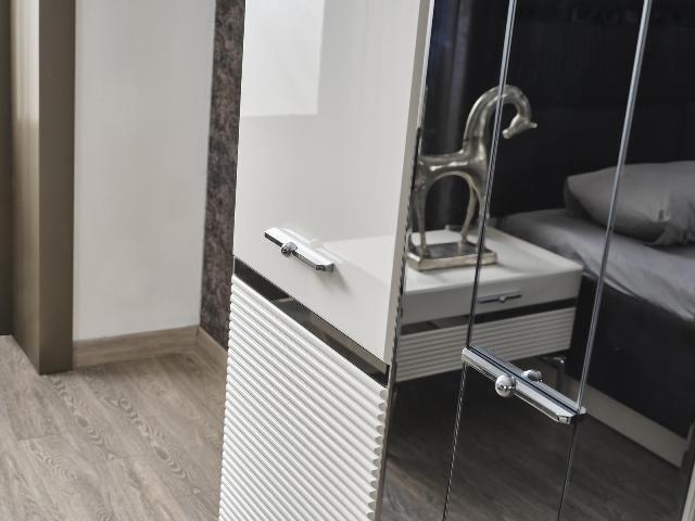 Белая спальня в стиле модерн Лена, ONS Белая спальня в стиле модерн Лена, ONS