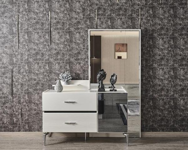 Білий туалетний столик Олен у стилі модерн, ONS