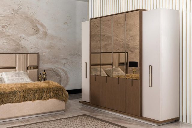 Ореховая спальня Фокус модерн, СEL