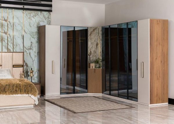 Угловой модульный шкаф Фокус, CEL