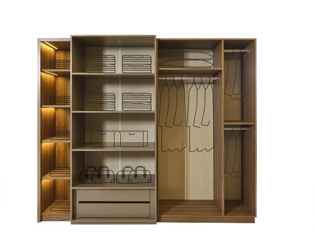 Спальня Гранд в цвете капучино, ONS