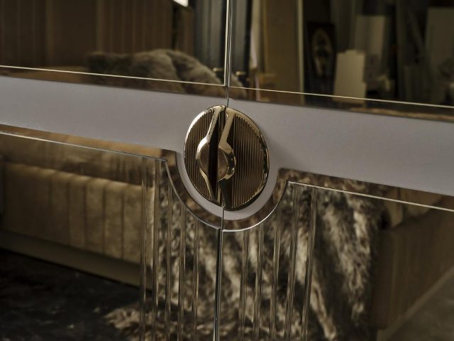 Бежевая спальня Гера в стиле АРТ-Деко, ONS