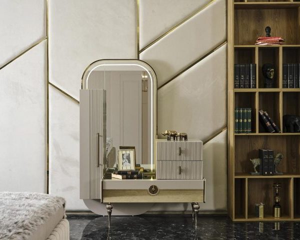 Бежевая спальня Гера в стиле АРТ-Деко, ONS