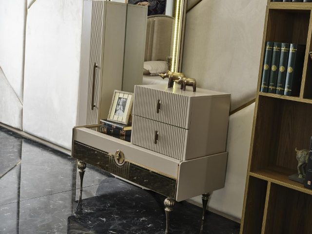 Бежевая спальня Гера в стиле АРТ-Деко, ONS