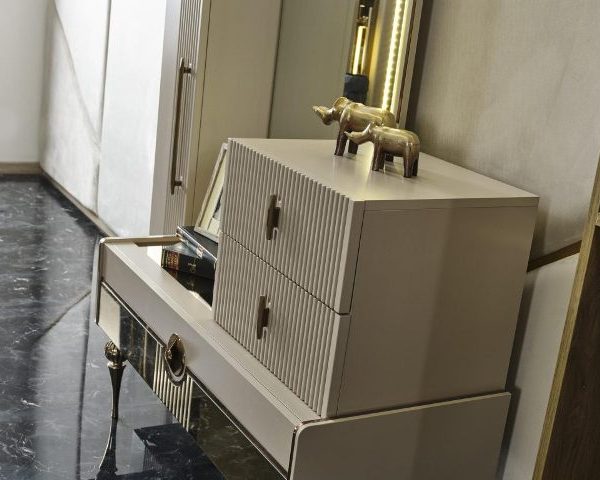 Бежевая спальня Гера в стиле АРТ-Деко, ONS