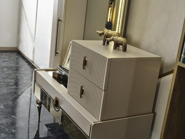 Бежевая спальня Гера в стиле АРТ-Деко, ONS