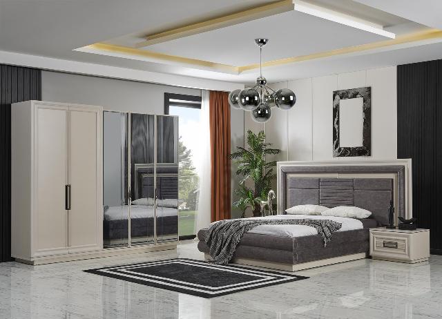 Белая спальня в стиле модерн Лена, ONS