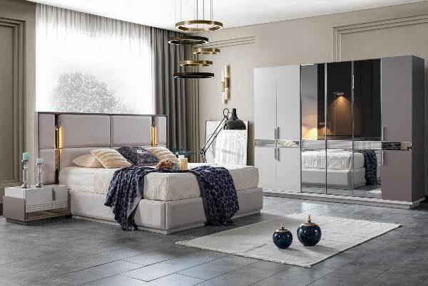 Бежевая спальня Лайн (LINE), CEL