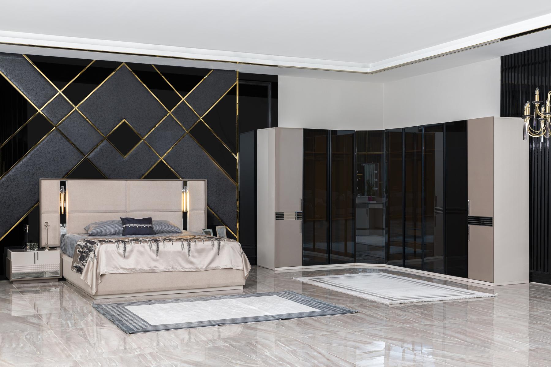 Бежевая спальня Лайн (LINE), CEL