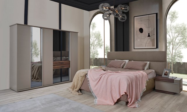 Кремовая спальня в стиле модерн Лючия, IDOL