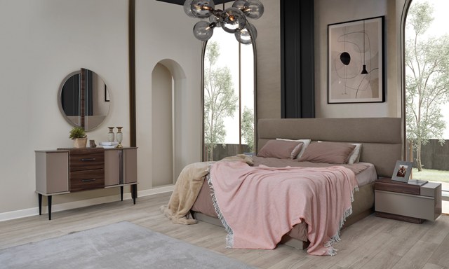 Кремовая спальня в стиле модерн Лючия, IDOL