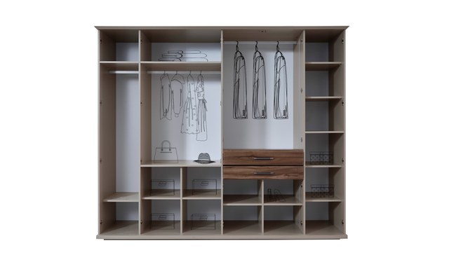 Кремовая спальня в стиле модерн Лючия, IDOL