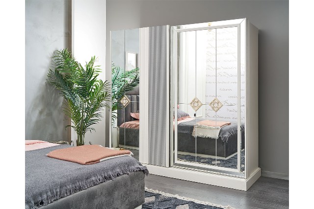 Белая современная мебель в детскую Майя, Идол