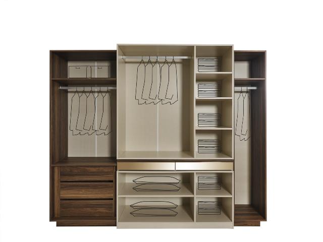 Монза -спальня в цвете орех, ONS