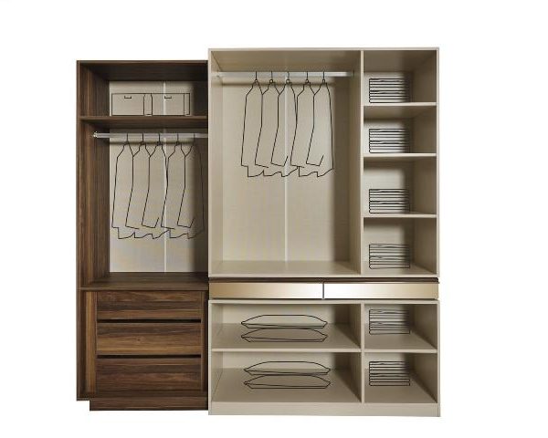 Монза -спальня в цвете орех, ONS