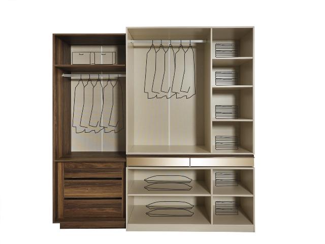 Монза -спальня в цвете орех, ONS