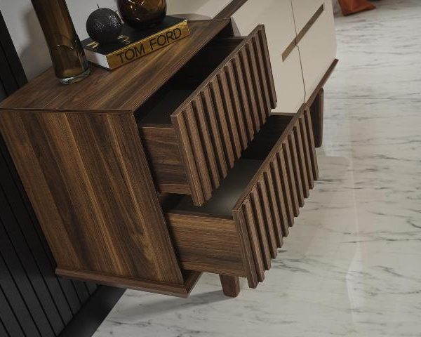 Монза -спальня в цвете орех, ONS