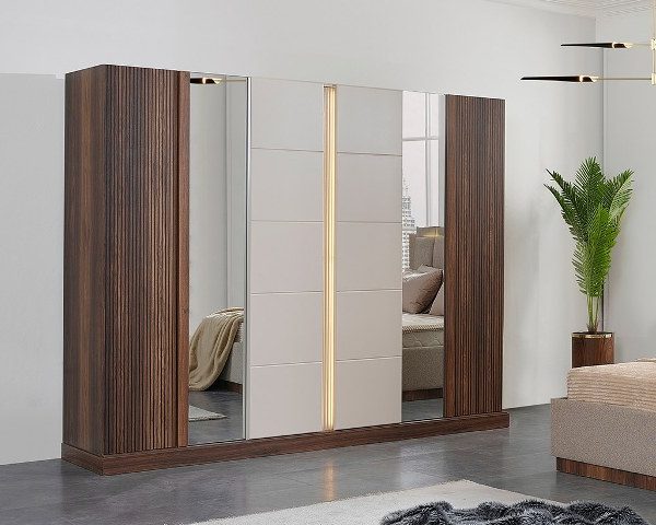 Шкаф в цвете орех Паула, Идол