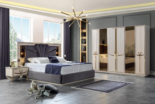 Белая спальня в стиле модерн Валентино, CEL