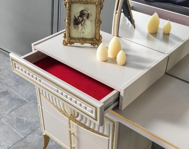 Белая спальня в стиле модерн Валентино, CEL Белая спальня в стиле модерн Валентино, CEL