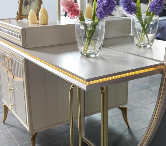 Белая спальня в стиле модерн Валентино, CEL Белая спальня в стиле модерн Валентино, CEL