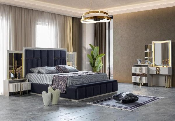 Белая спальня с золотом Версаче, CEL