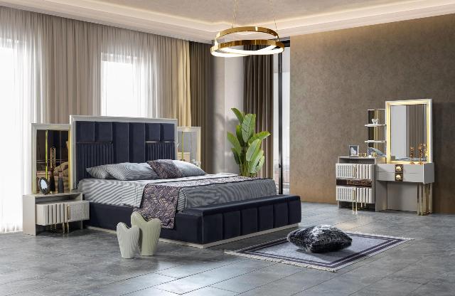 Белая спальня с золотом Версаче, CEL