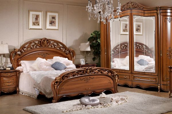 Ореховая спальня Алегро