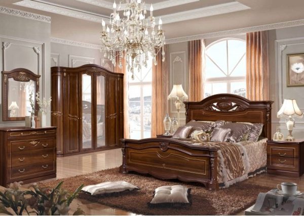 Ореховая спальня Соренто