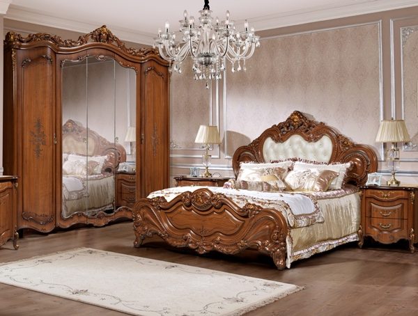 Ореховая классическая спальня Элиза