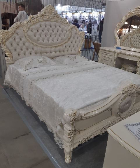 Белая спальня барокко Версаль