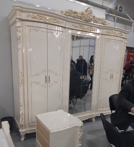 Белая спальня барокко Версаль