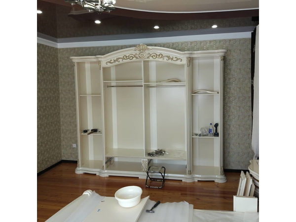 Белая спальня в стиле барокко Флоренция Белая спальня в стиле барокко Флоренция