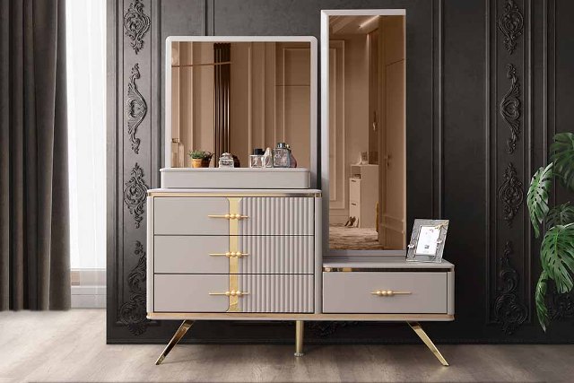 Спальный гарнитур Ари с золотом