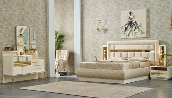 Турецкая бежевая спальня Берлин