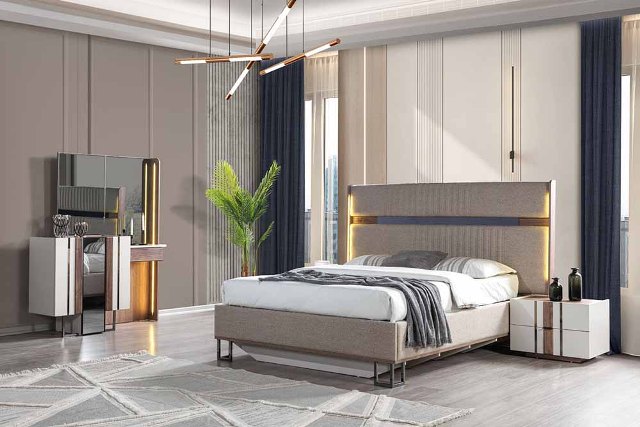 Бежевая турецкая спальня Лорис