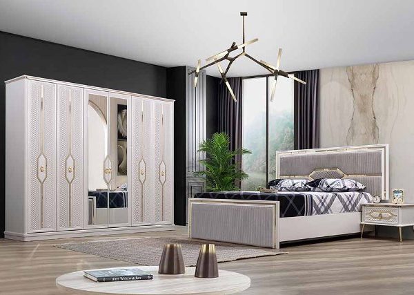 Белый спальный гарнитур Люден, Турция