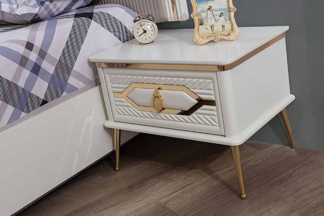 Белый спальный гарнитур Люден, Турция