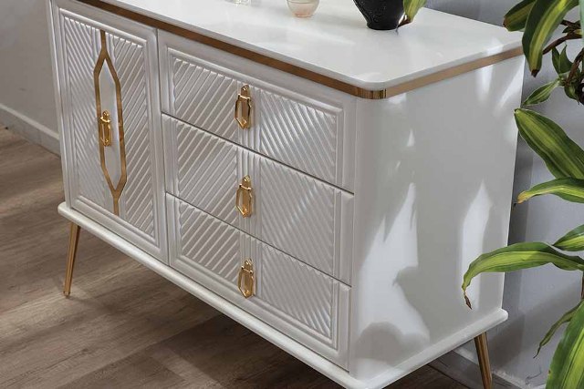 Белый спальный гарнитур Люден, Турция