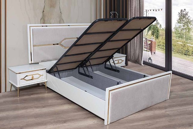 Белый спальный гарнитур Люден, Турция